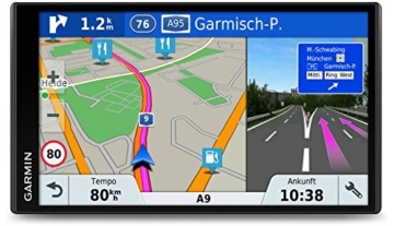 Gamin DriveSmart 61LMT-S Navigationsgerät (17,7 cm (6,95 Zoll) Touch-Display, 46 Länder Europas, lebenslang Kartenupdates, TMC) - 